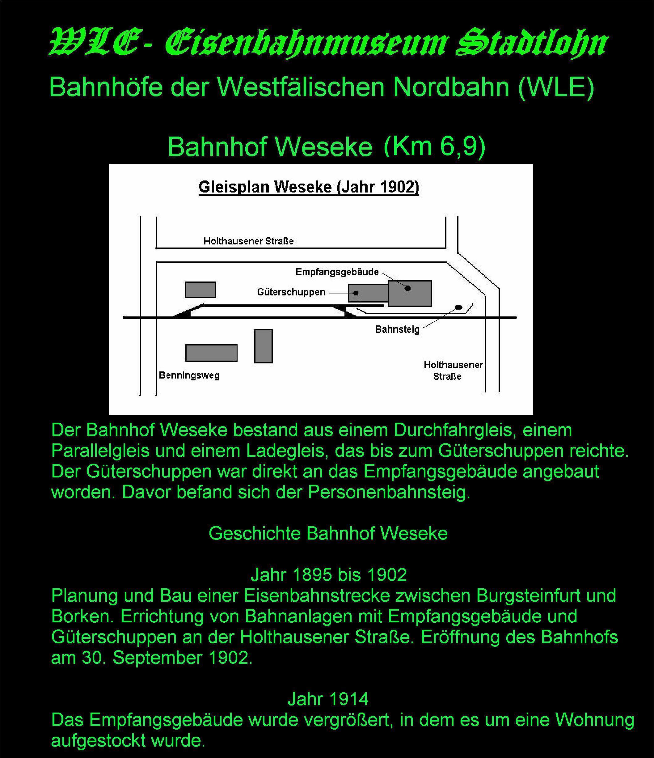 Bahnhof Weseke 1